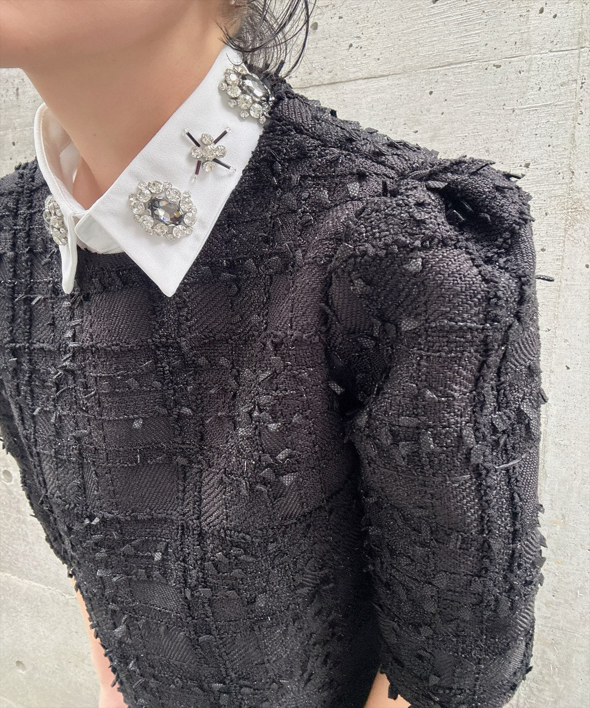 bijou A false collar – miele grande