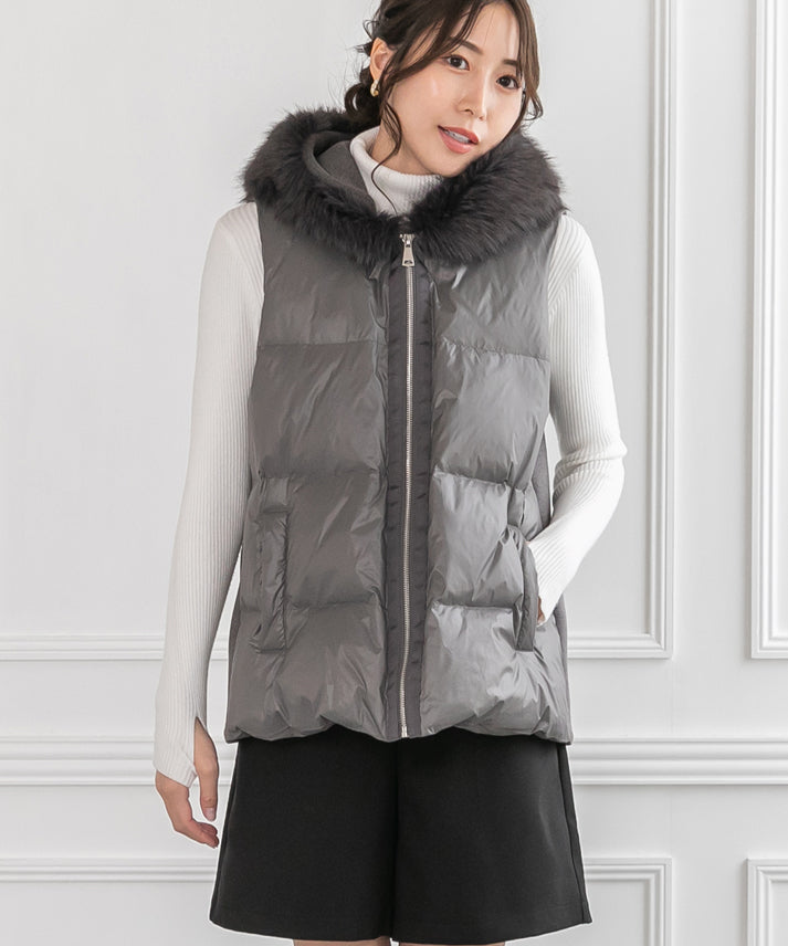 short-length-down-vest