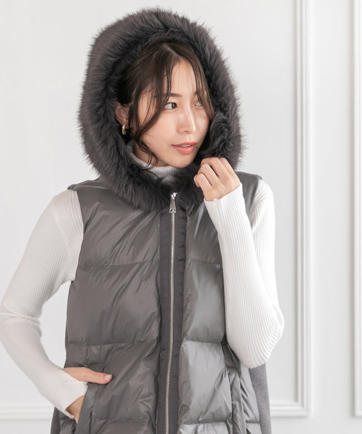 short-length-down-vest