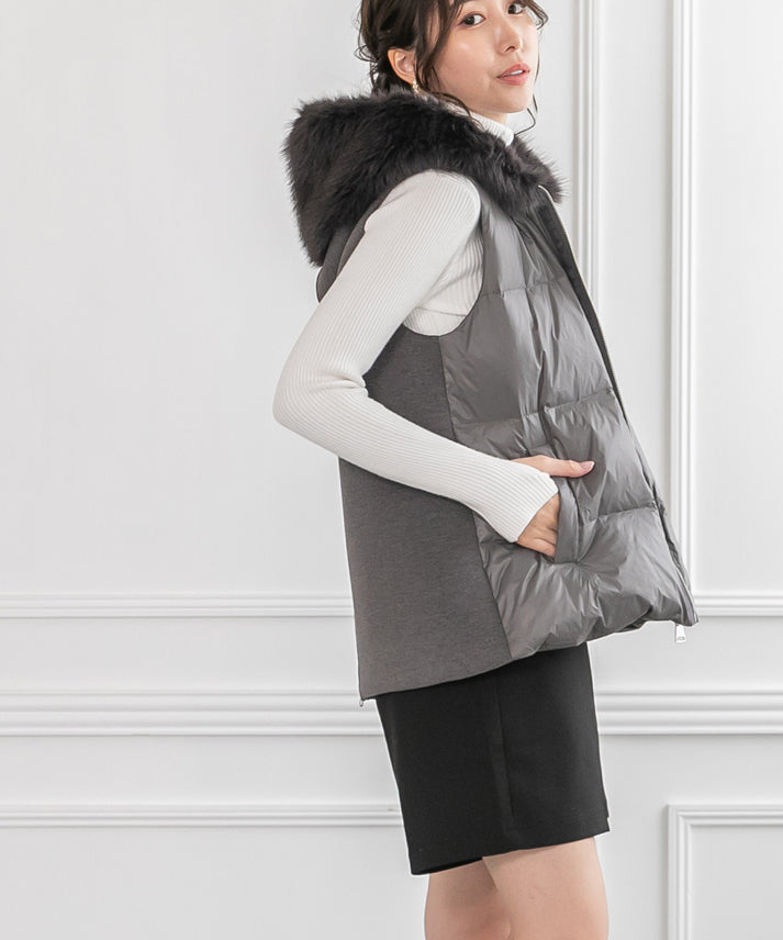 short-length-down-vest