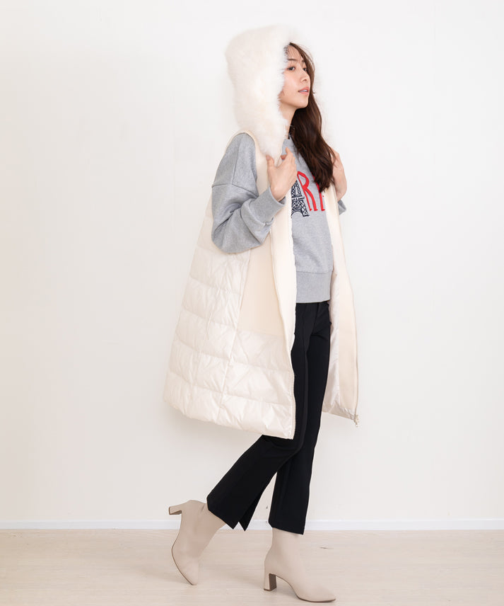 long down vest