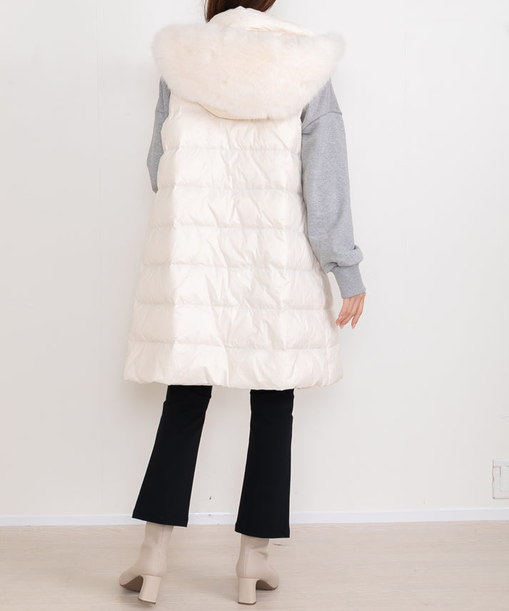 long down vest