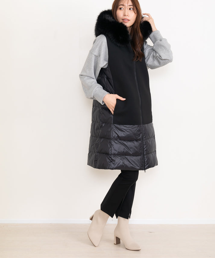 long down vest
