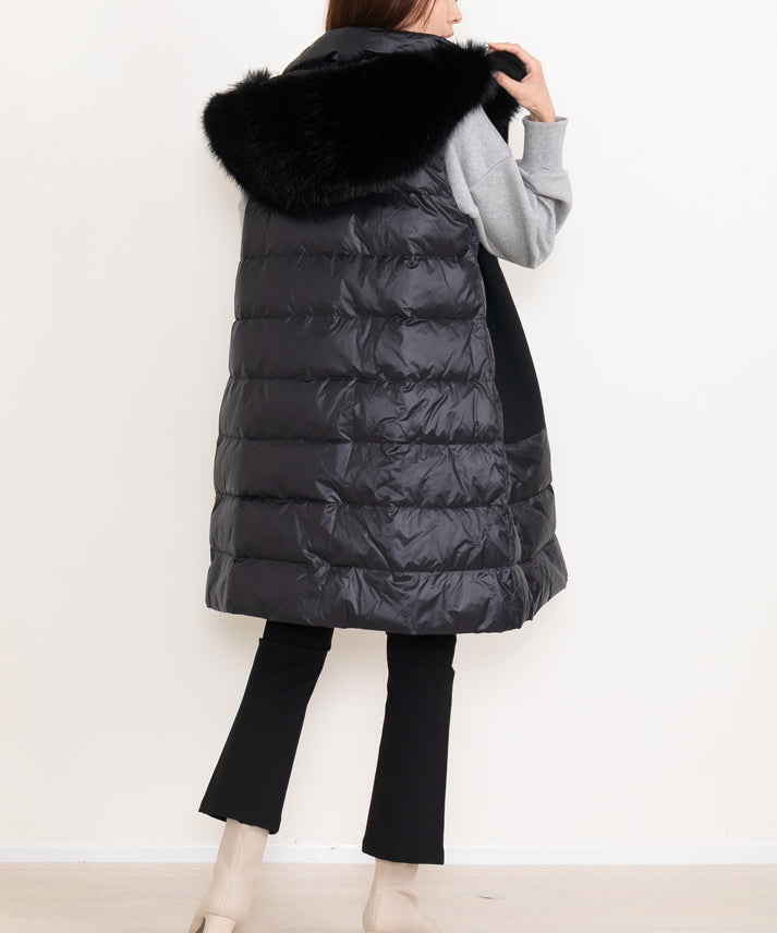 long down vest