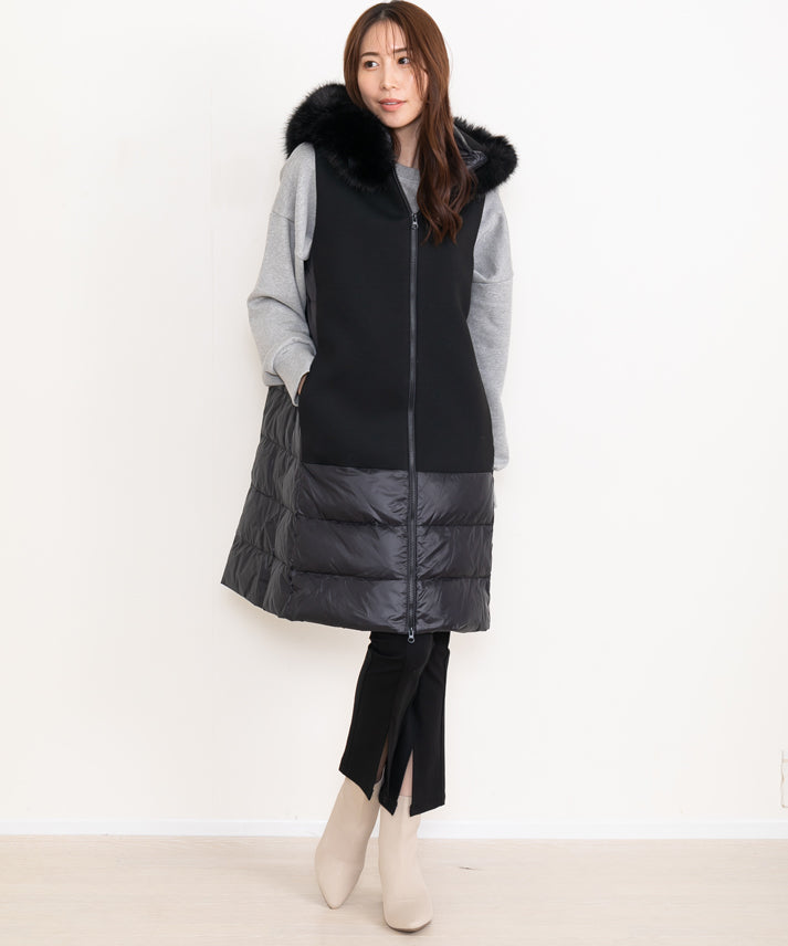 long down vest