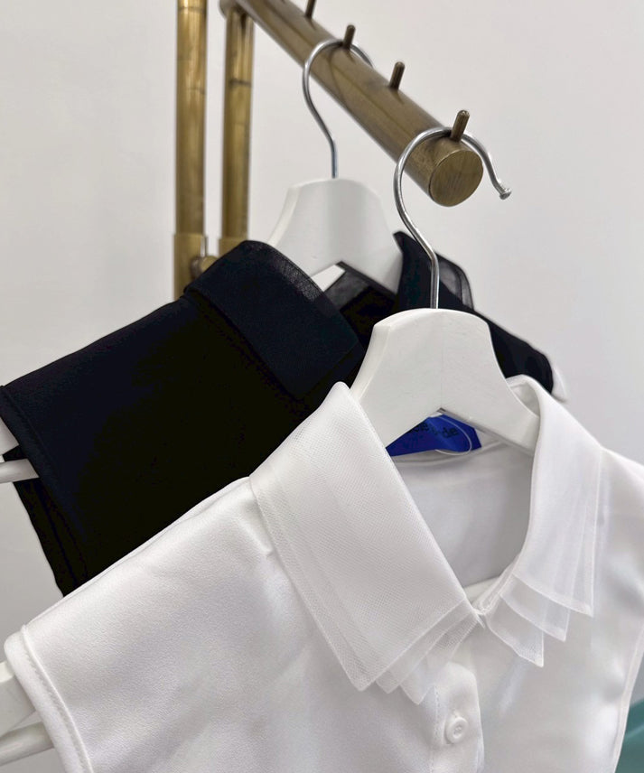 tulle three step false collar