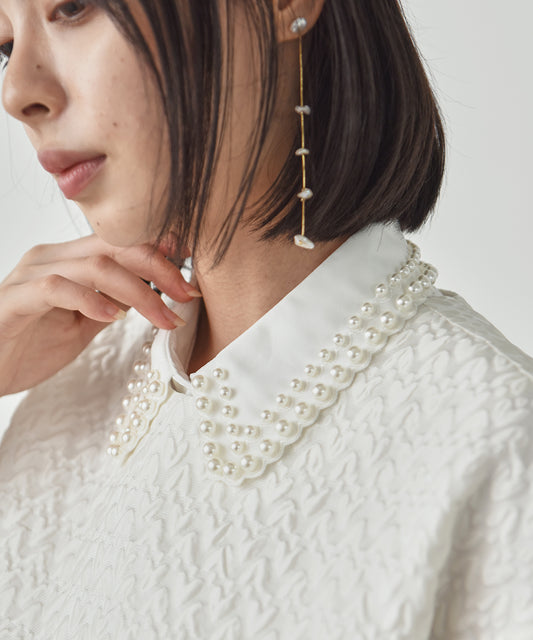 pearl false collar