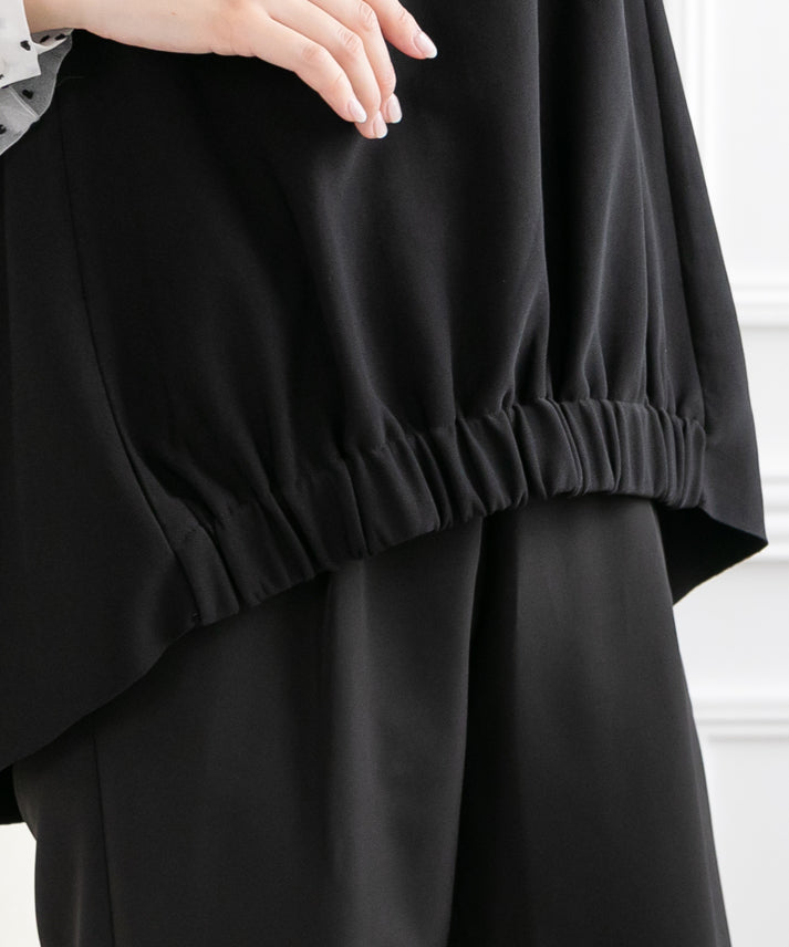 back button scalloped vest