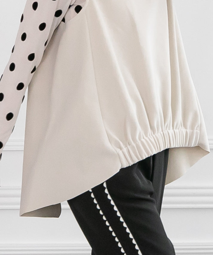 back button scalloped vest