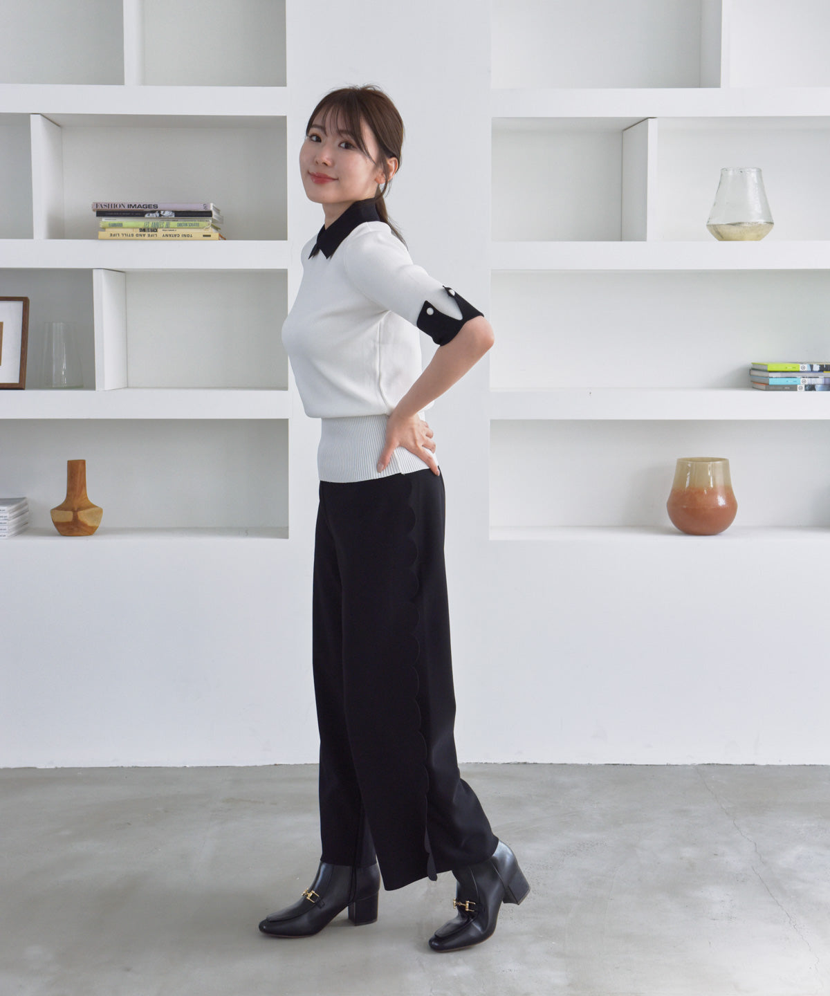 cuffs short sleeve knit