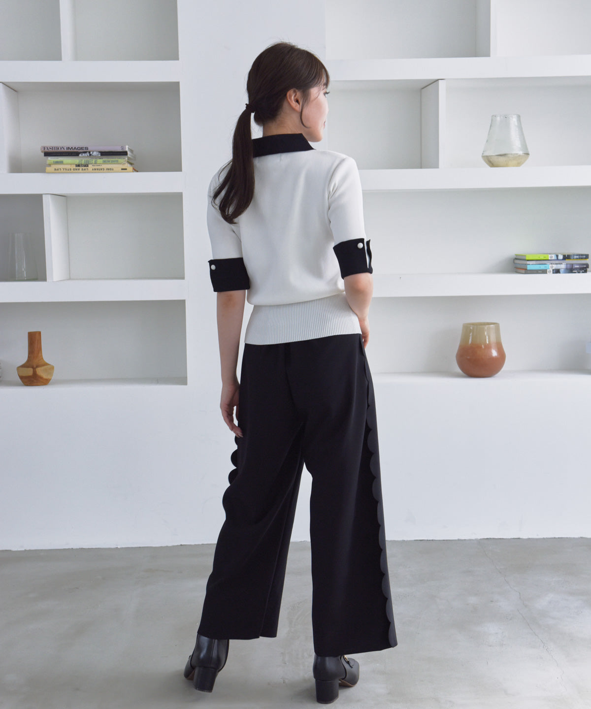 cuffs short sleeve knit