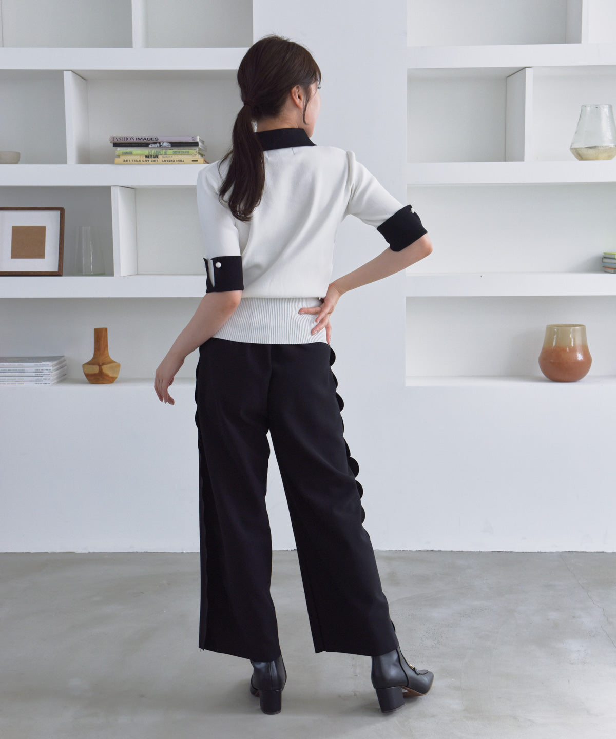 cuffs short sleeve knit