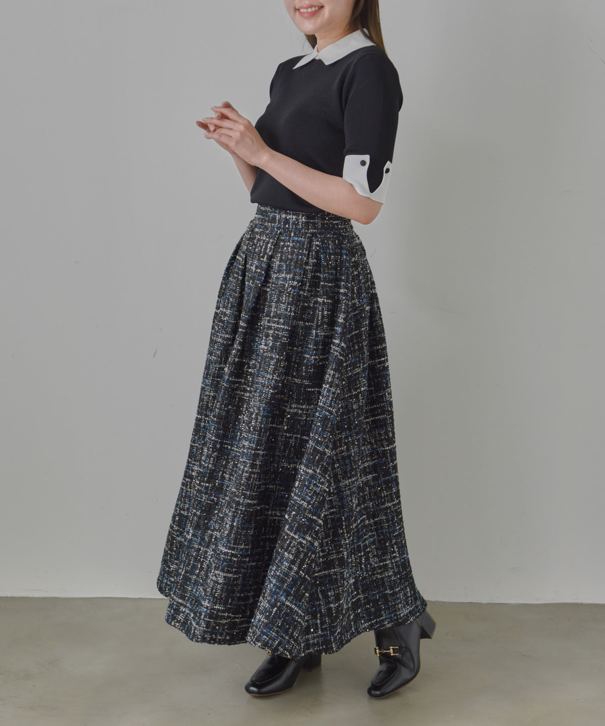 cuffs short sleeve knit