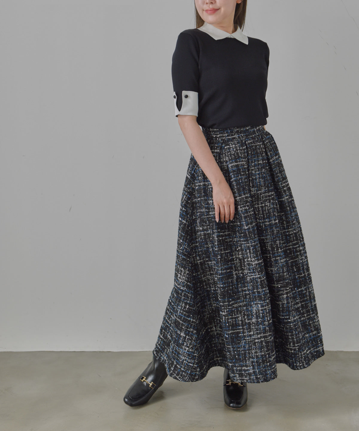 cuffs short sleeve knit