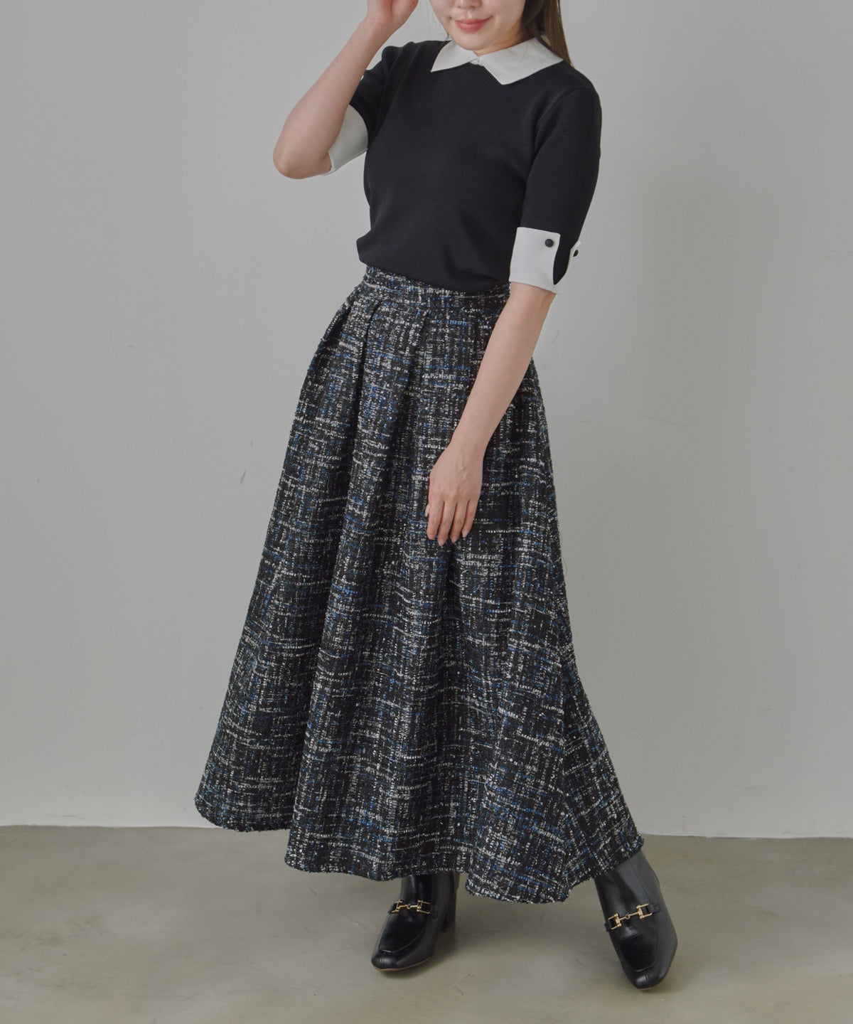 cuffs short sleeve knit