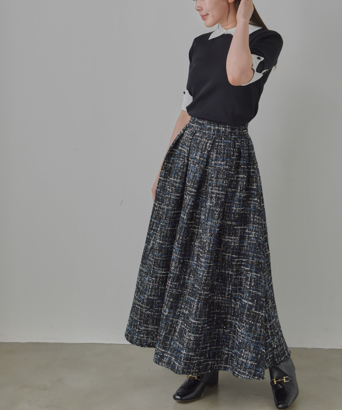 cuffs short sleeve knit