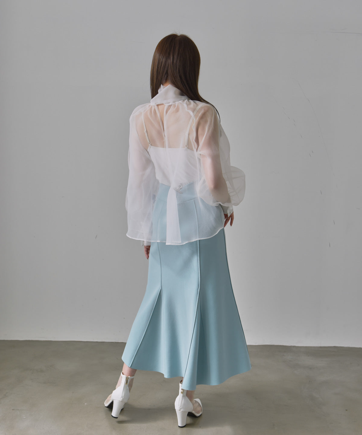 bowtie chiffon blouse
