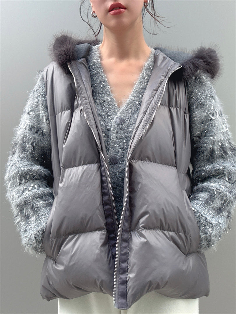 short-length-down-vest