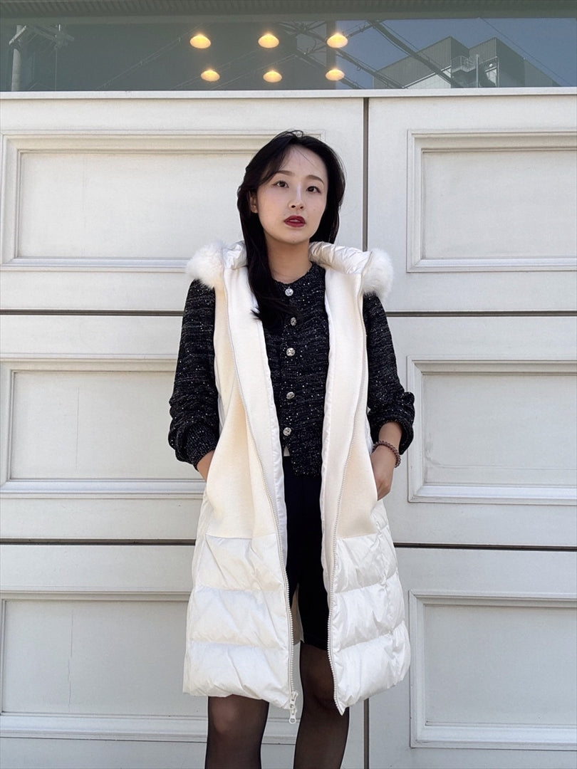 long down vest
