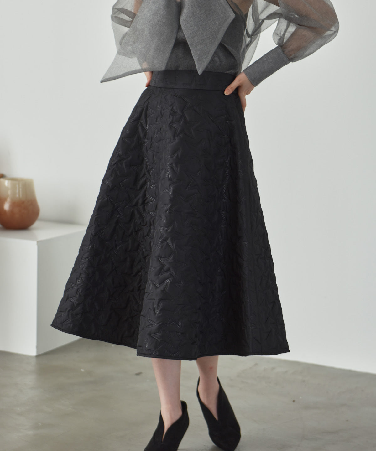 star quilt skirt