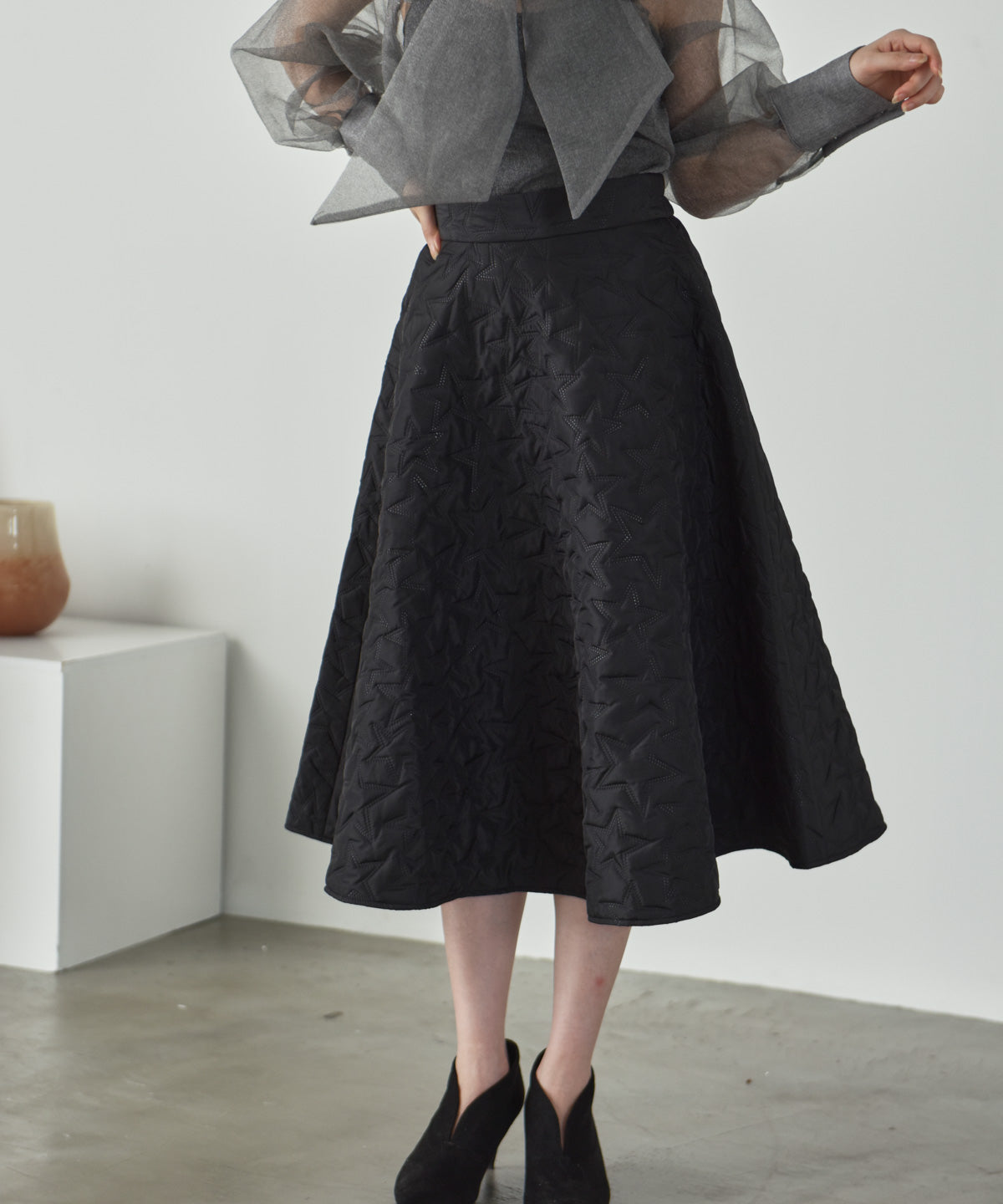 star quilt skirt