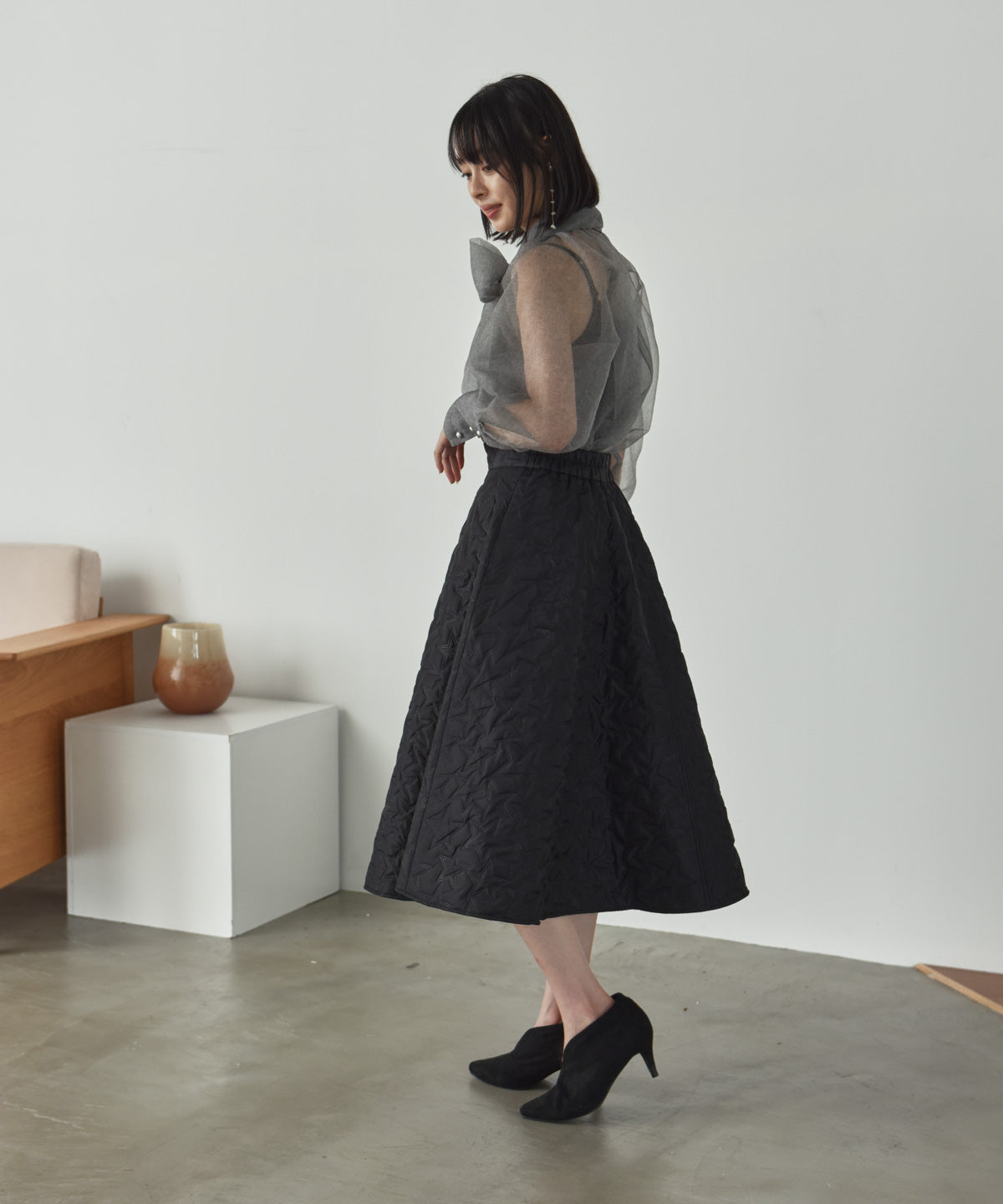 star quilt skirt