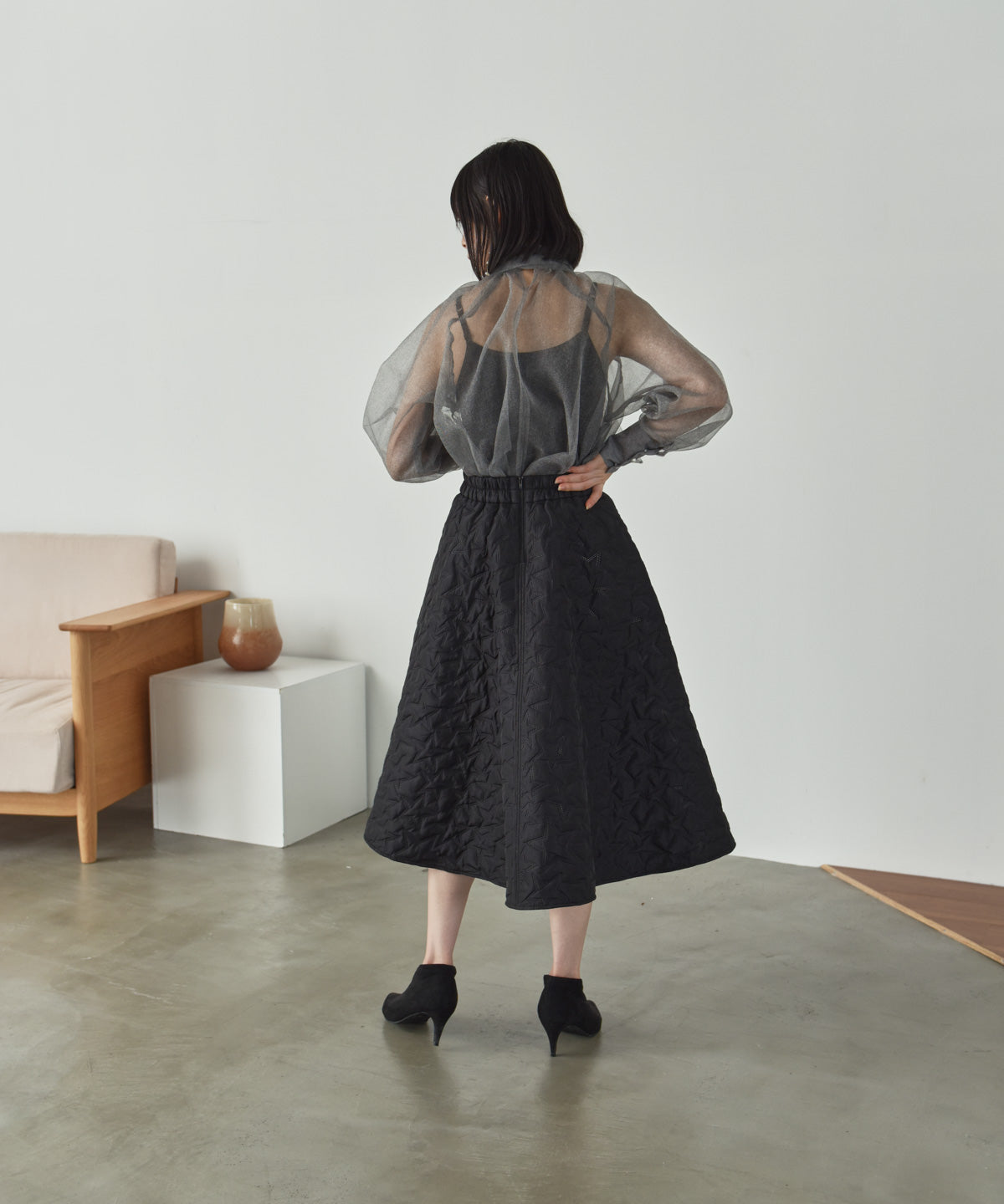 star quilt skirt