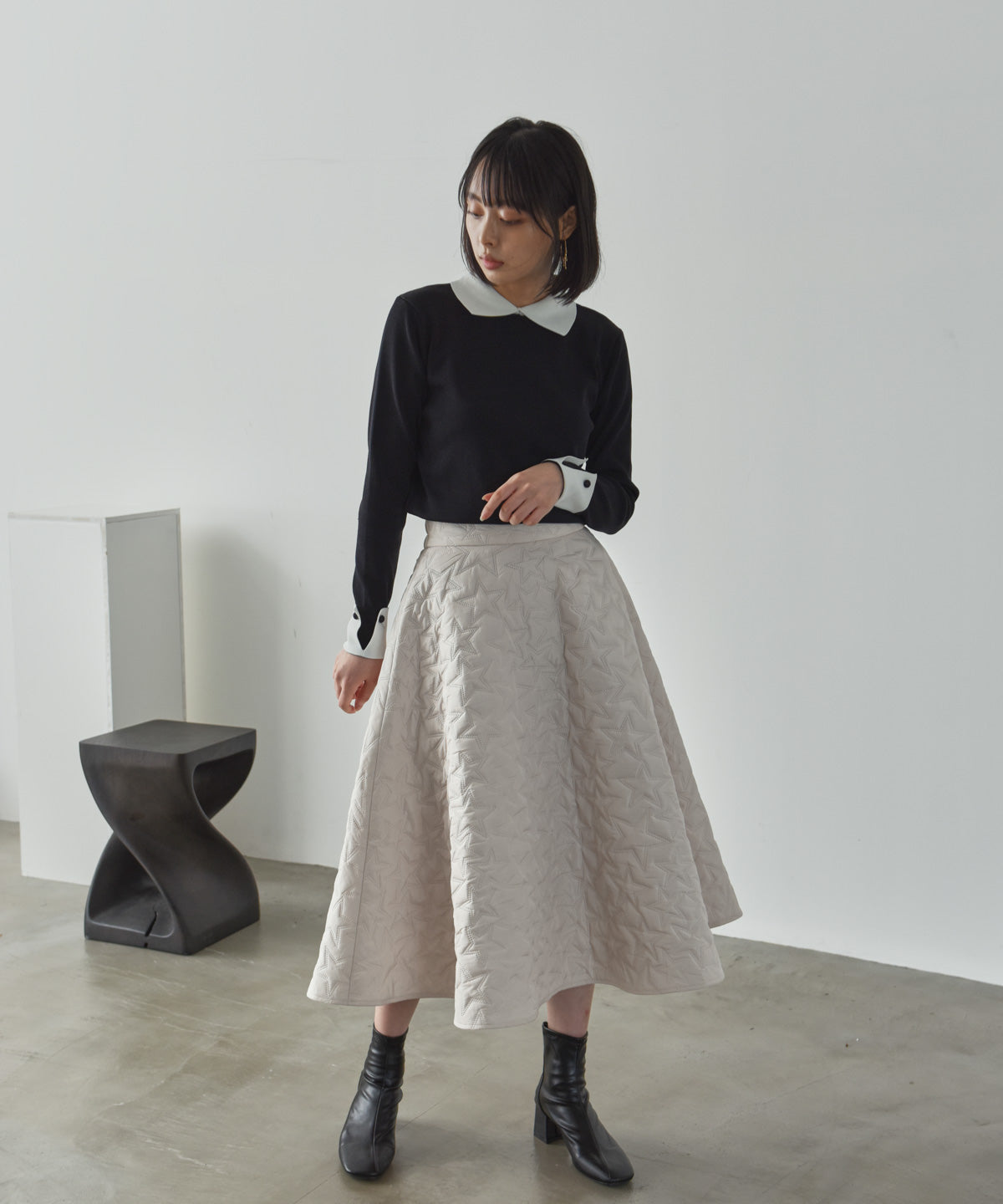 star quilt skirt