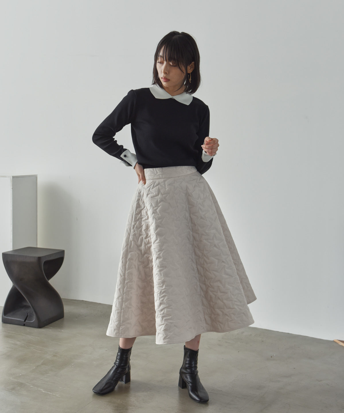 star quilt skirt