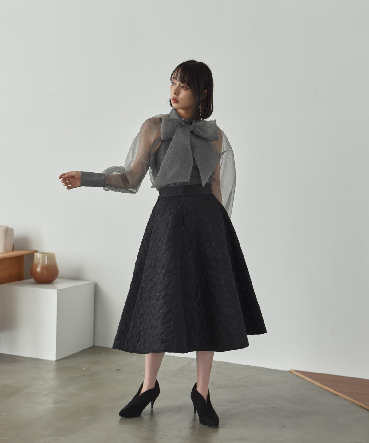 star quilt skirt