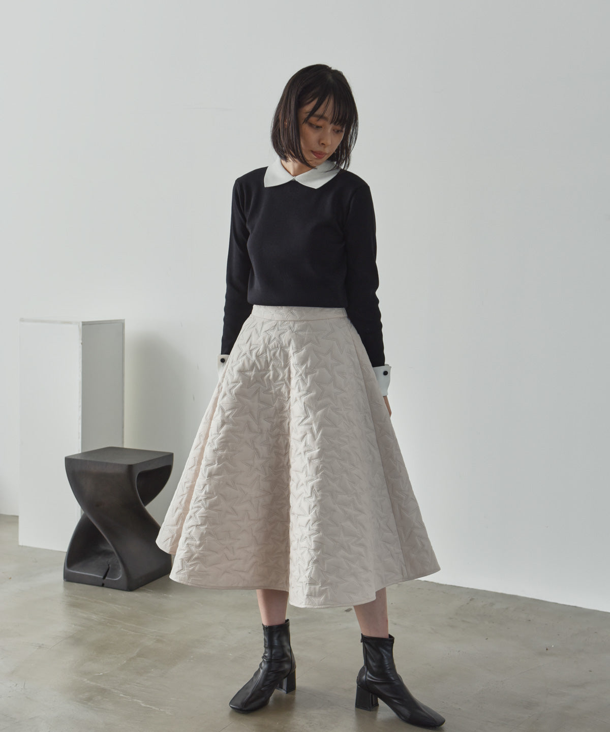 star quilt skirt