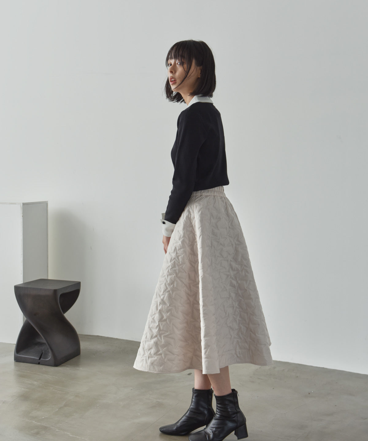 star quilt skirt