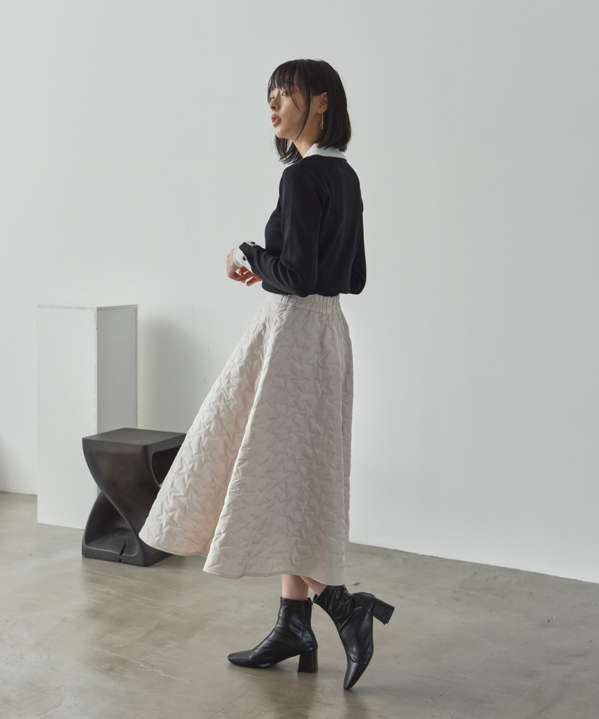 star quilt skirt