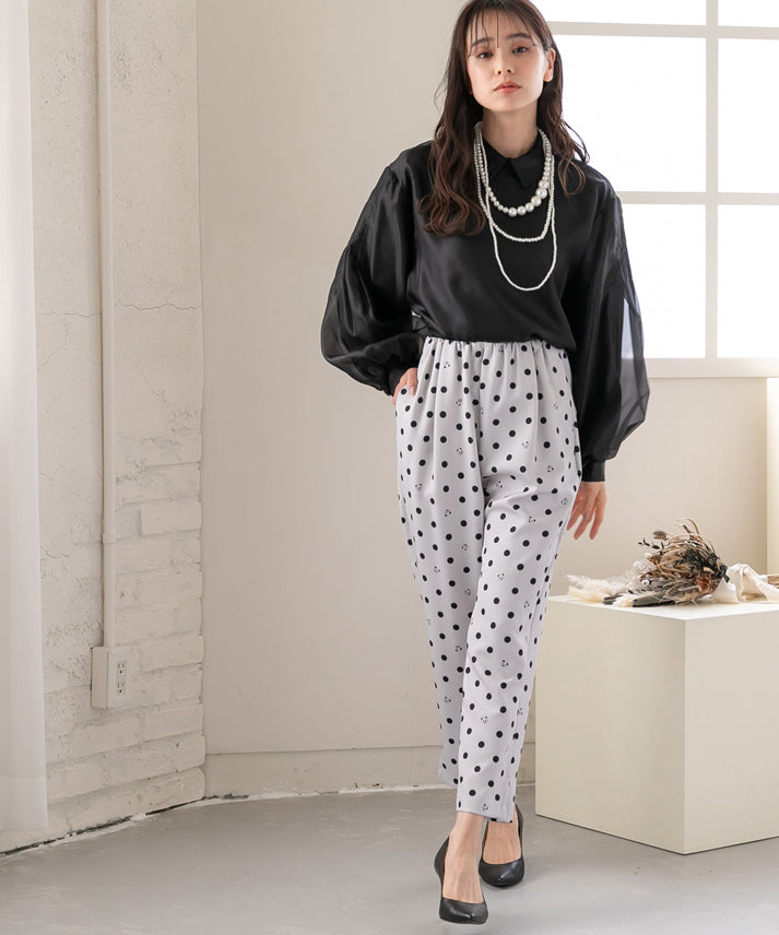 bright organdy blouse