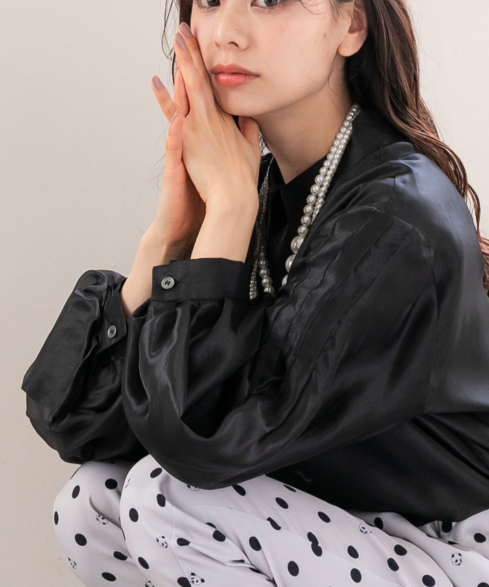 bright organdy blouse