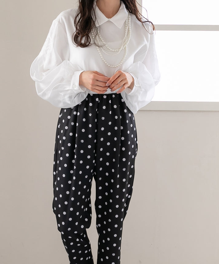 bright organdy blouse