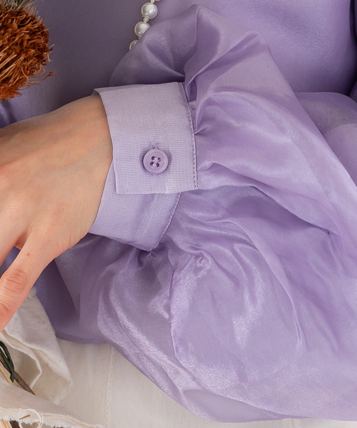 bright organdy blouse