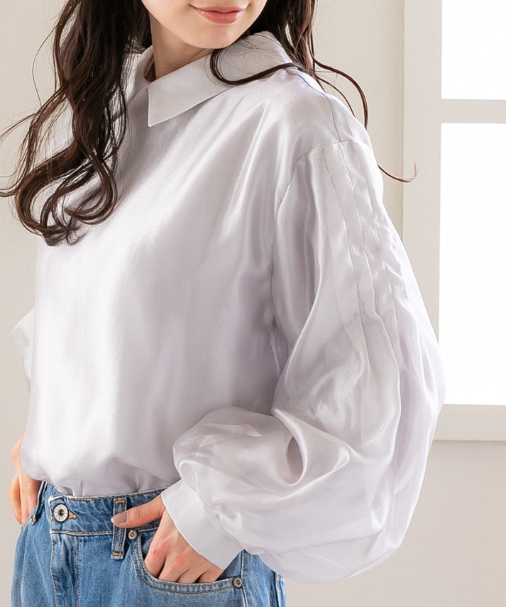 bright organdy blouse