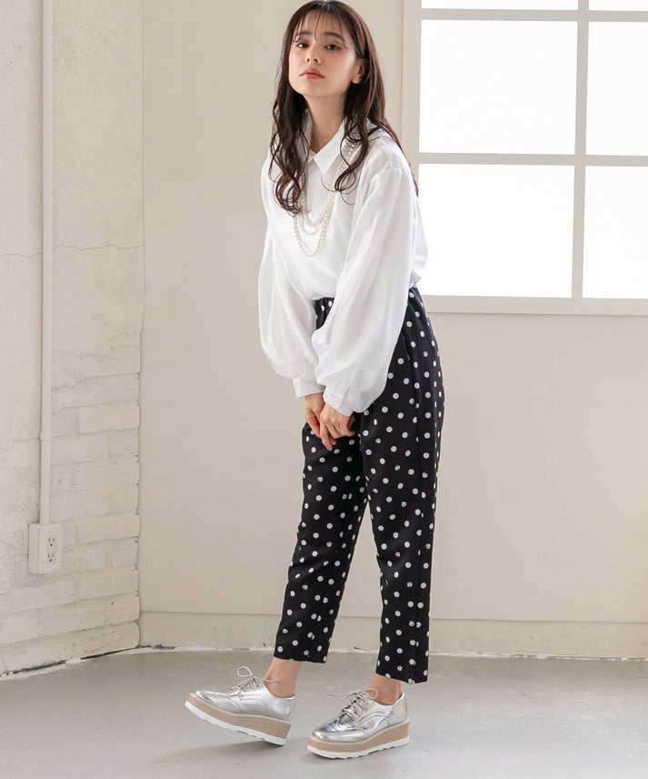 bright organdy blouse