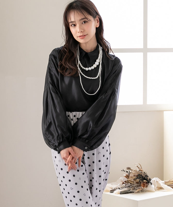 bright organdy blouse