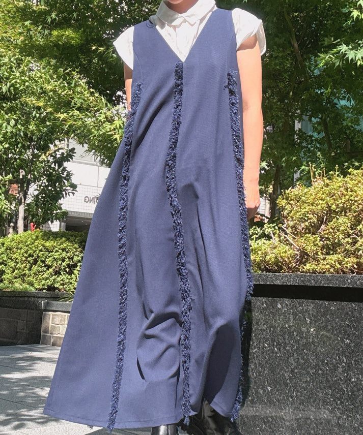 fringe long onepiece