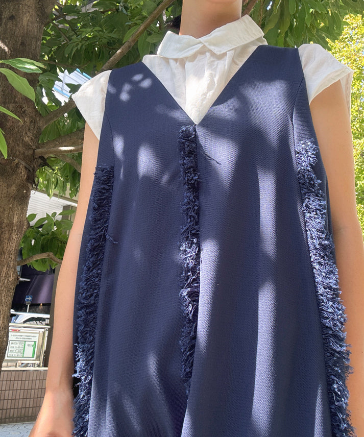 fringe long onepiece