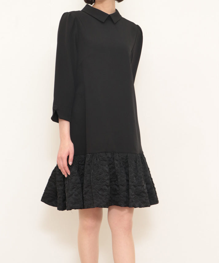 hem switching frills onepiece