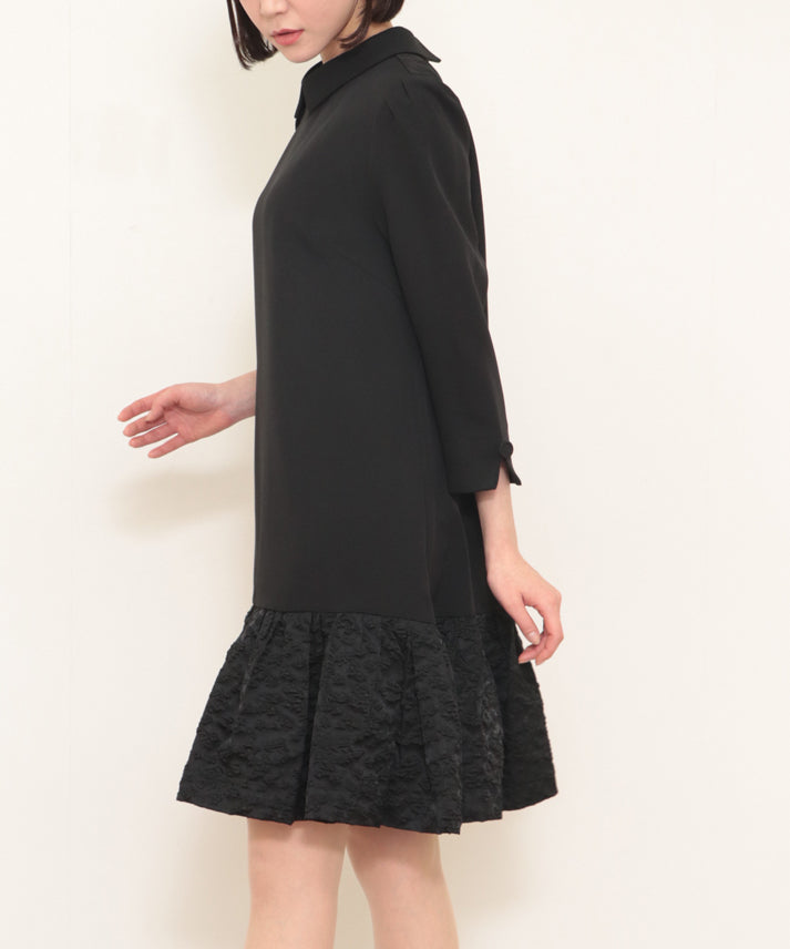 hem switching frills onepiece