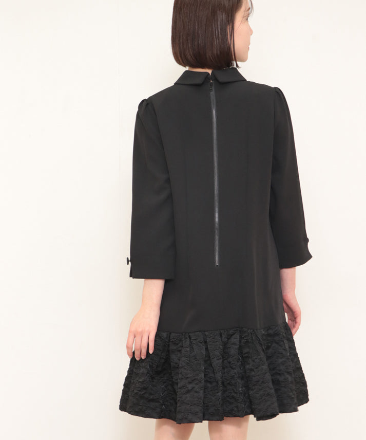 hem switching frills onepiece