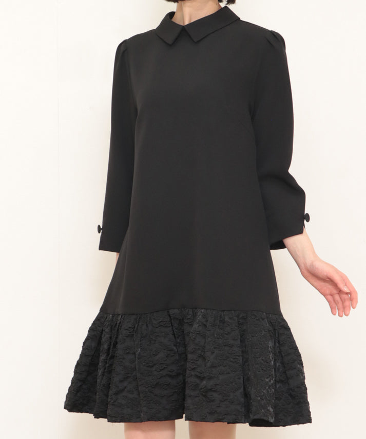 hem switching frills onepiece