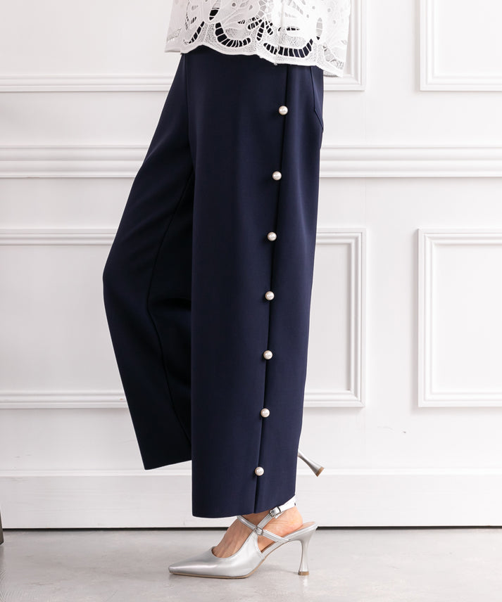 side pearl pants