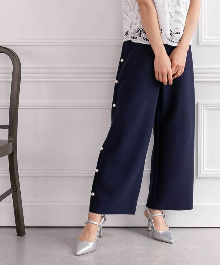 side pearl pants