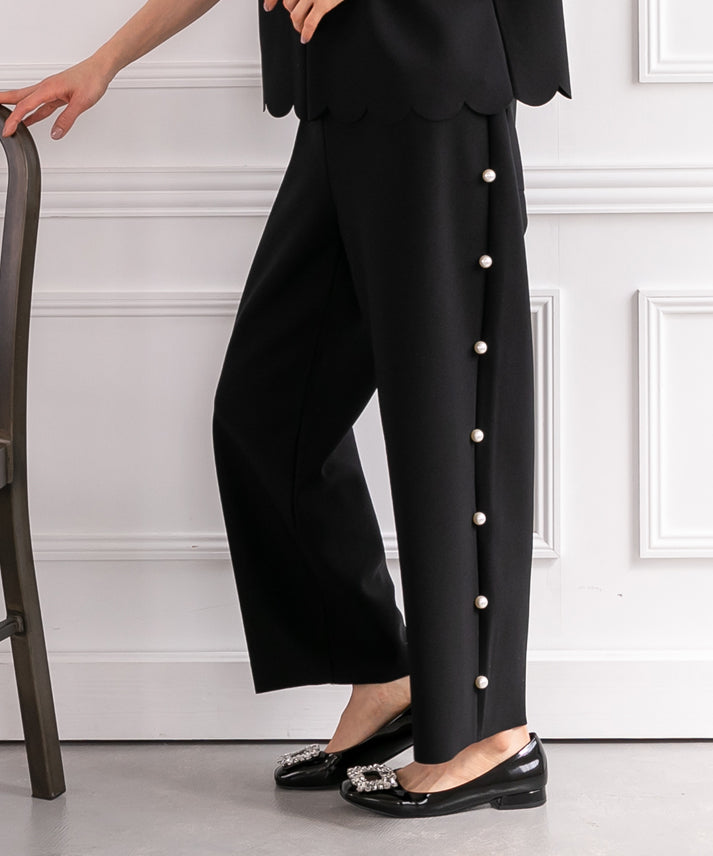 side pearl pants