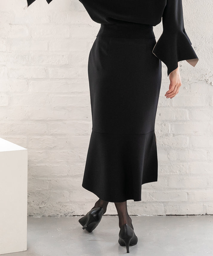 stretch slit skirt